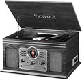 Victrola Quincy - 6-in-1 Bluetooth Record Player - Grey