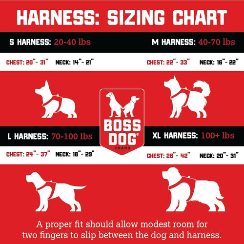 Boss Dog Tactical Harness, Hot Pink, Large