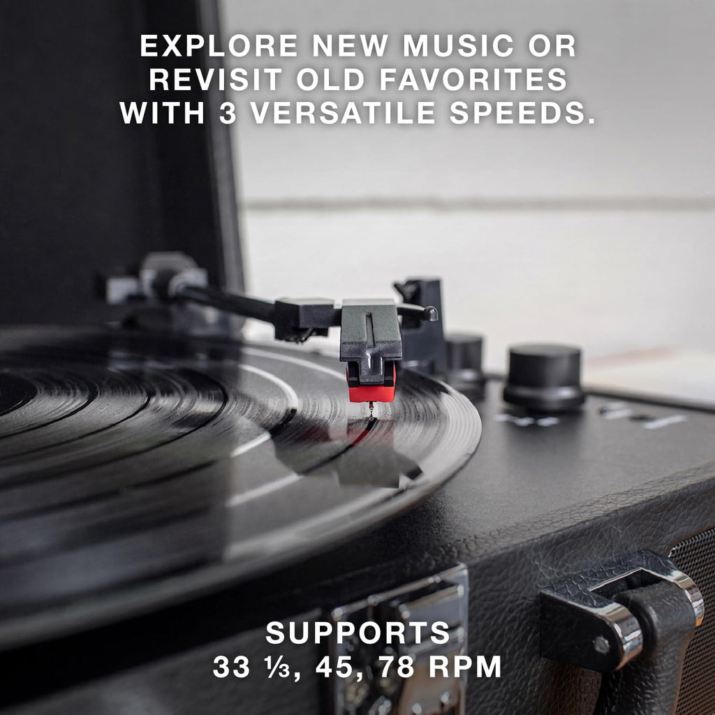Victrola Journey - Bluetooth Suitcase Record Player - Light Gray