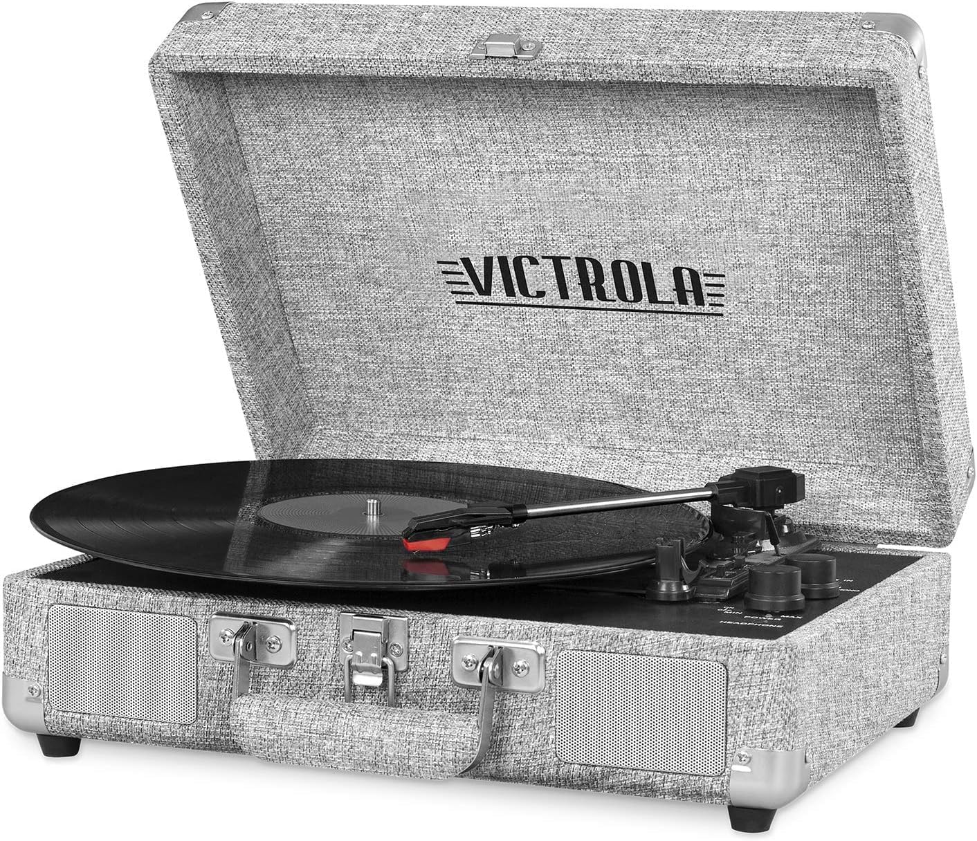 Victrola Journey - Bluetooth Suitcase Record Player - Light Gray