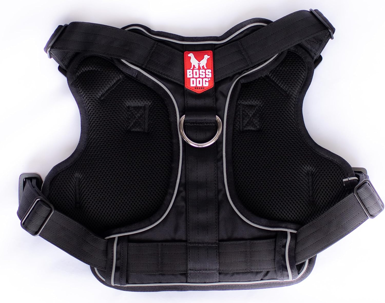 Boss Dog Tactical Harness, Black, Large
