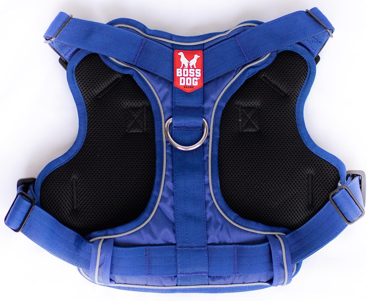 Boss Dog Tactical Harness, Blue, Large